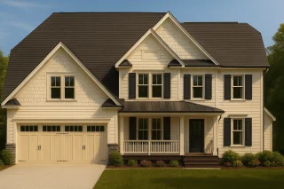 Townhome Floor Plans 7 Modern Colonial Revival House Plan - 4 Bed, 2,718 Sq Ft with Bonus Room
