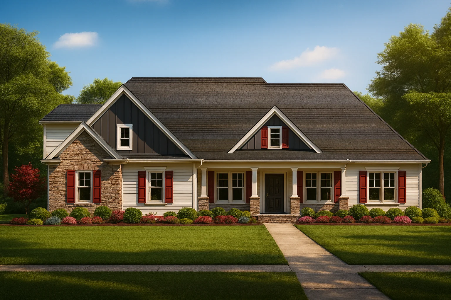 Country Farmhouse Plans 6 Modern Farmhouse Ranch House Plan - 3 Bed, 1.5 Story with Bonus Room