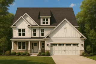 Modern 2-Story House Plan with 4 Bedrooms & CAD Blueprints