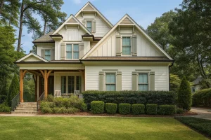 Modern Craftsman Home Plan with 3 Floors and Detailed CAD Designs