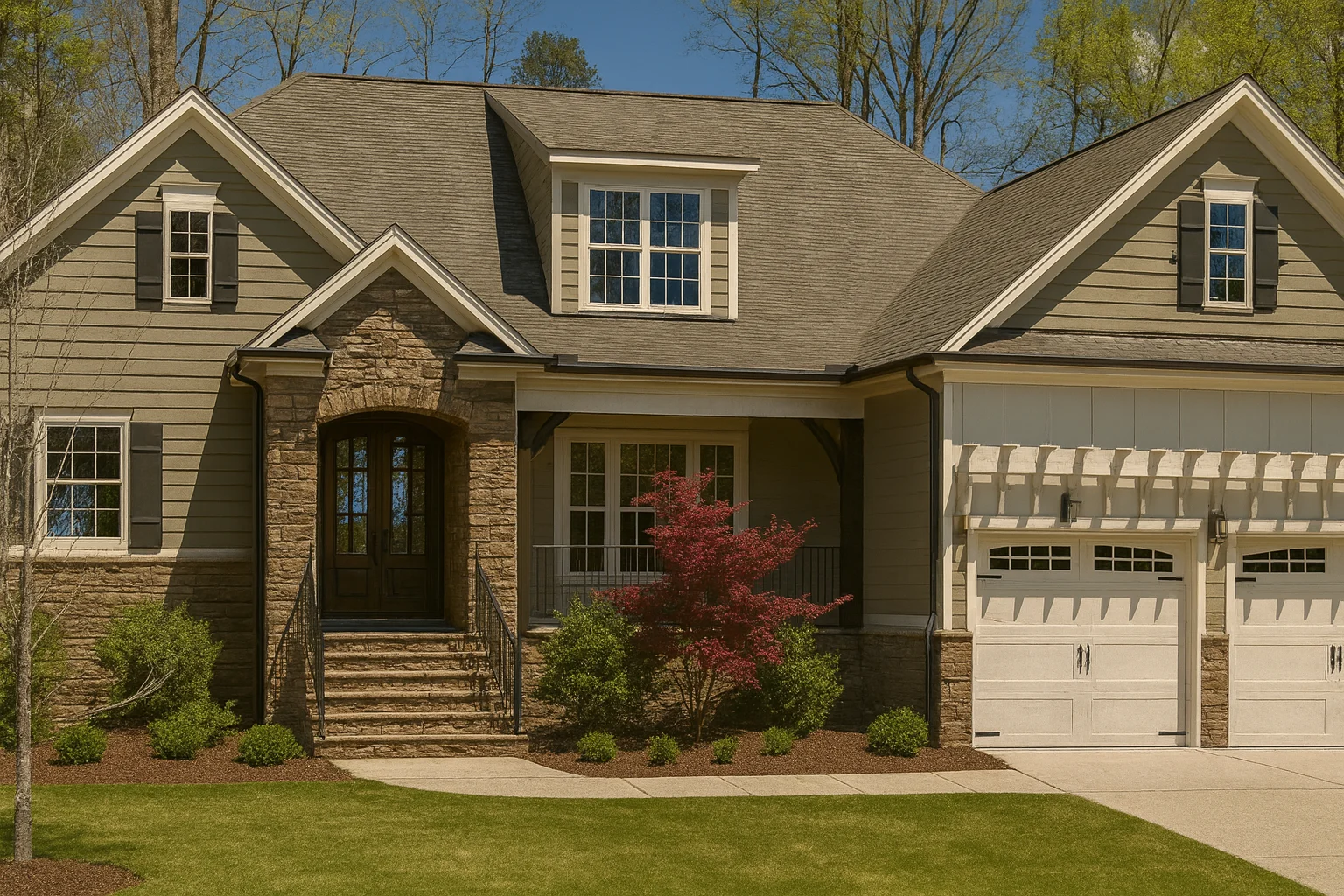 Country Farmhouse Plans 1 Customizable 2-Story House Plan with Open Layout & CAD Blueprints