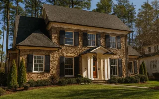 Plan  17-1568 - Baker Walk |  Georgian Colonial - 4-Bed, 4-Bath, 4,015 SF