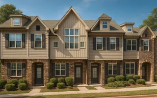 Plan  10-1758 - Aster Crossing Hall  | New American Townhome - 2-Bed, 3.5-Bath, 5,056 SF