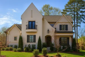 Elegant 2-Story House Plan with French Country Architecture