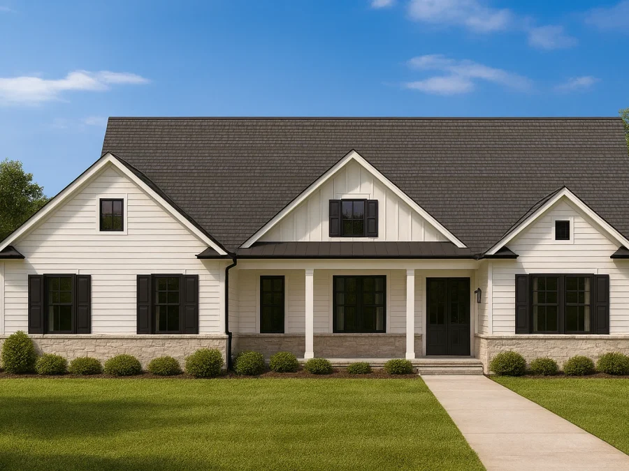 Ranch House Plans 12 Custom 1.5-Story House Plan with Sunroom and CAD Designs