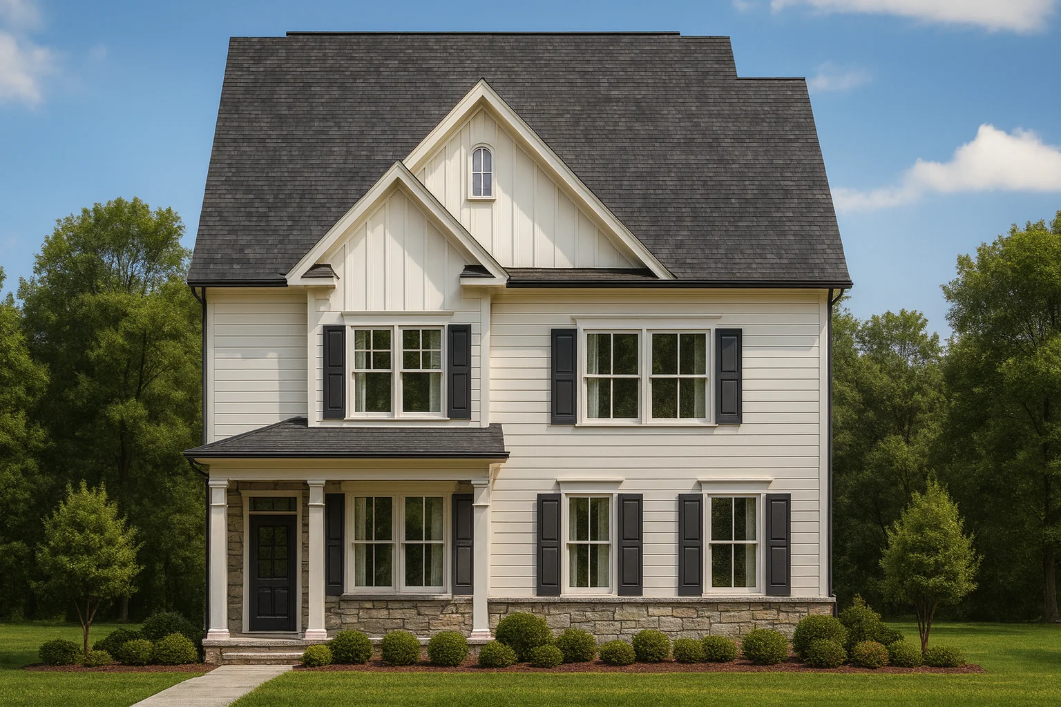 Country Farmhouse Plans 4 Modern Craftsman House Plan – 2 Story Custom CAD Designs