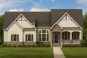 Charming 2-Story House Plan with CAD Designs and Features