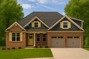 House Plans with Fireplace 1 Two-Story House Plan with Modern Craftsman Blueprint Designs