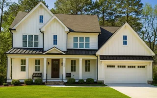 Plan  17-2047 - Auburn Bend Homestead  | Modern Farmhouse - 4-Bed, 3.5-Bath, 2,950 SF