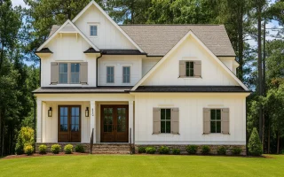 Plan  17-2122 - James Crossing |  Modern Farmhouse - 4-Bed, 3-Bath, 3,177 SF