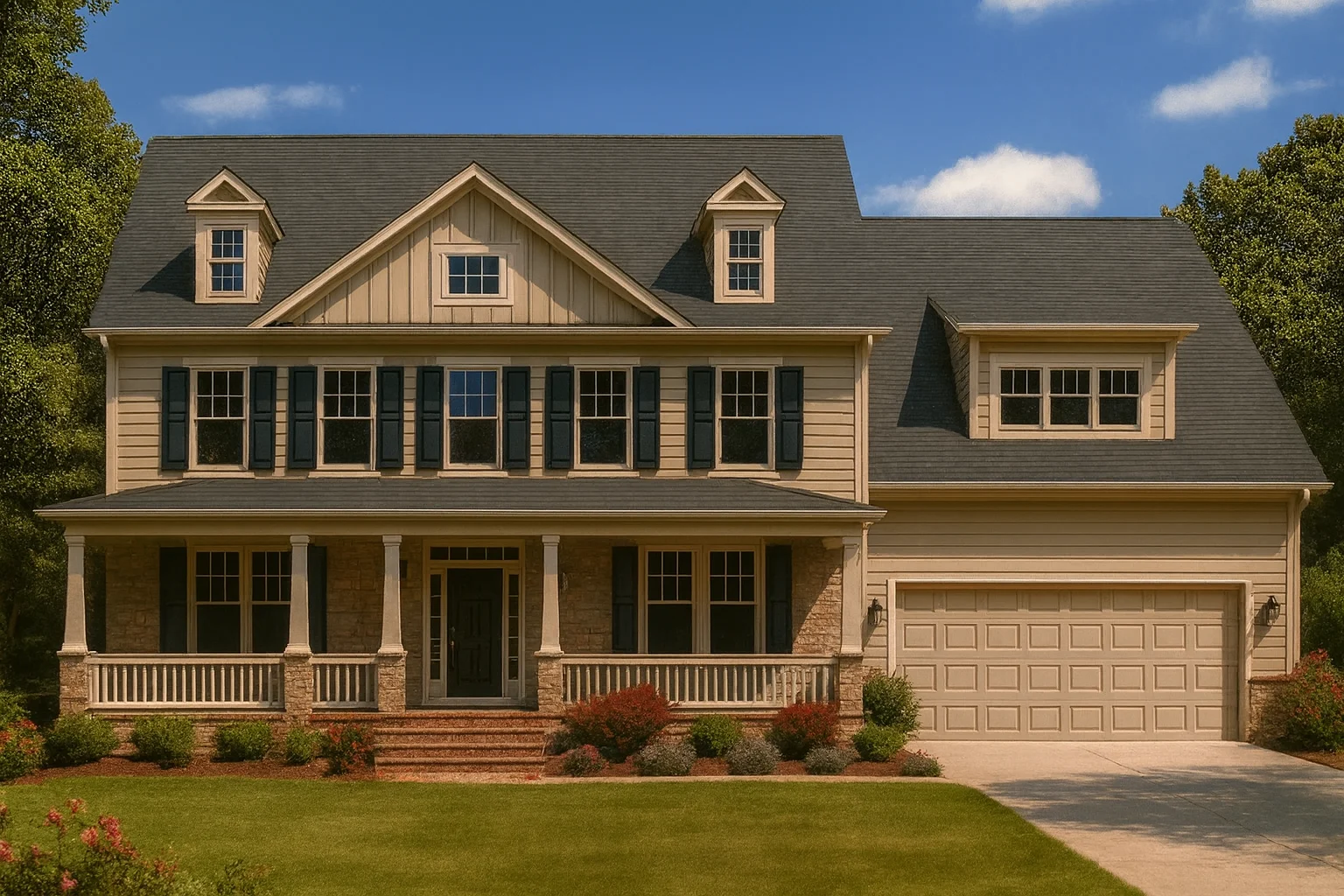 Country Farmhouse Plans 13 3,307 heated sq. ft., 4 bedrooms, and 3 bathrooms