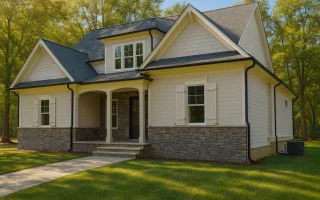 Plan  18-1368 - Force Pavilion |  Modern Farmhouse - 5-Bed, 5-Bath, 3,816 SF