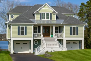 Spacious Coastal Home Floor Plan with 5 Beds & Elevator