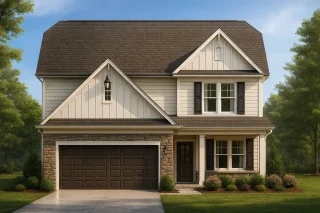 Craftsman Home Plan: 2-Story Floor Plan with 4 Beds & CAD Designs