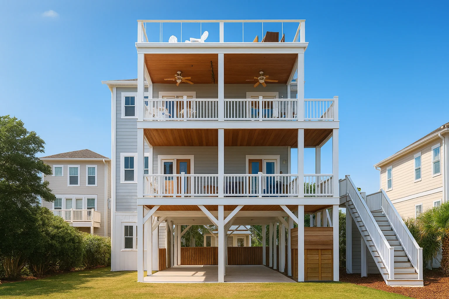 3-Story House Plan with Modern Architecture Designs