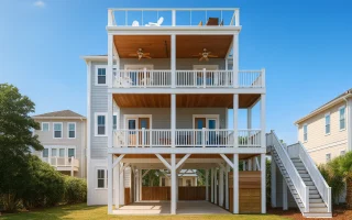 Plan  17-2099 - Gray Meadow |  Coastal - 6-Bed, 5-Bath, 6,098 SF