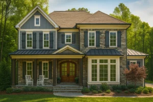 5-Bed, 5-Bath, 4112 SF Craftsman House Plan