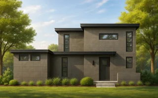 Plan  18-1354 - Meadowview Cottage |  Modern - 3-Bed, 2.5-Bath, 2,050 SF
