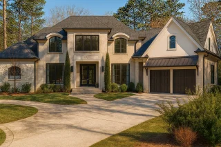 5-Bed, 6-Bath, 6,694 SF French Country House Plan