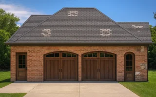 Plan  11-1217 - Maryland River |  Traditional Colonial Garage - 0-Bed, 0-Bath, 0 SF