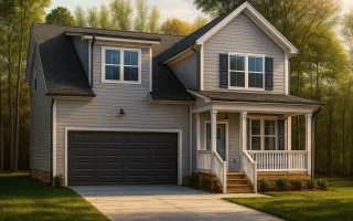 Plan  19-2075 - Bude House |  Traditional - 3-Bed, 2.5-Bath, 1,532 SF