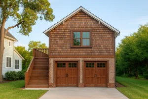 1-Bed, 1-Bath, 900 SF Carriage Garage Home Plan