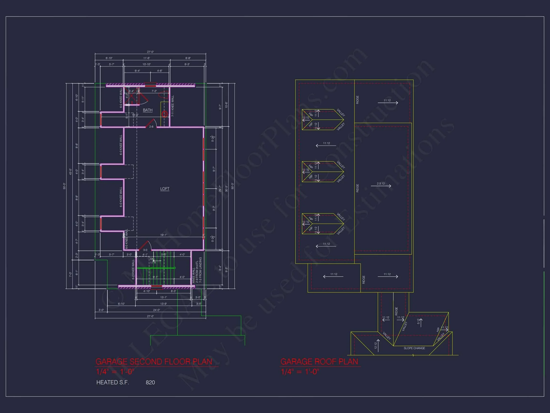 19-1688 HOUSE PLAN - 820 SF Colonial Revival Garage Plan 6 0-Bed, 1-Bath, 820 SF Colonial Revival Garage Plan