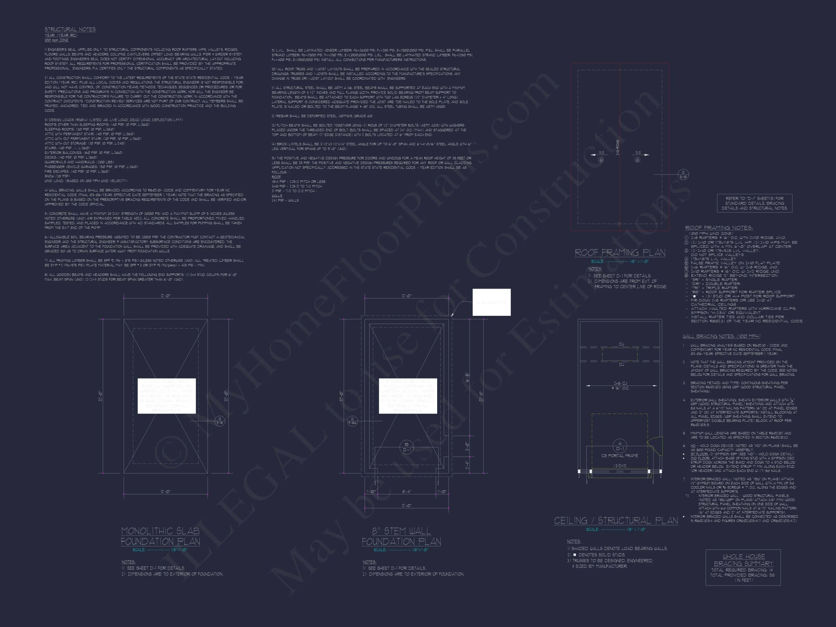 16-1277 GARAGE PLAN - Compact Garage and Workshop house Plan with Blueprint Designs 4 Compact Garage and Workshop house Plan with Blueprint Designs