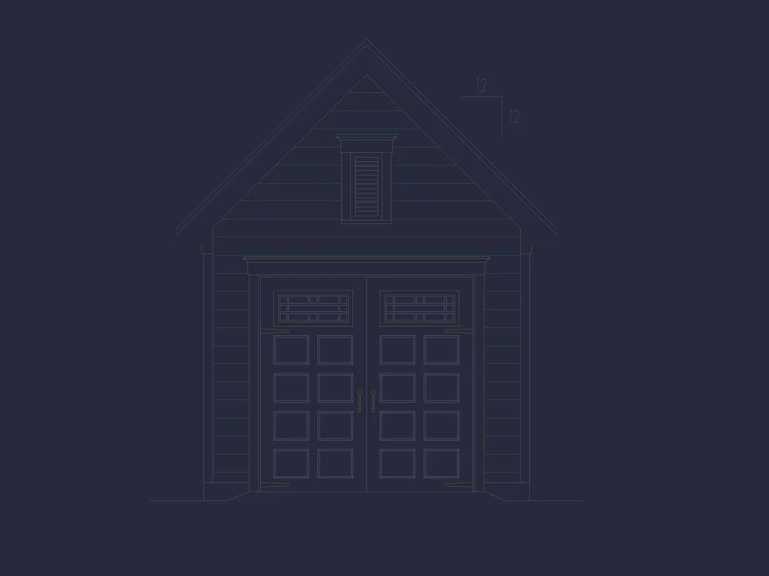 Compact Garage and Workshop house Plan with Blueprint Designs