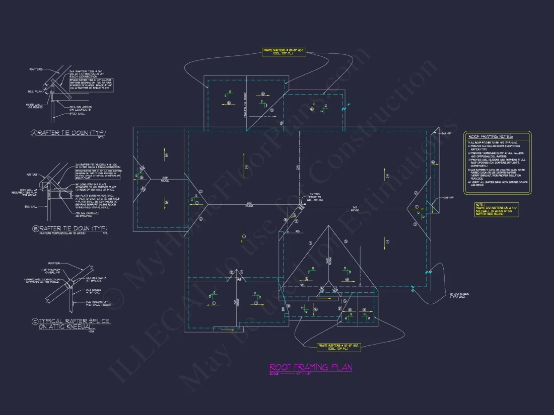 Spacious 2-Story Home Plan with CAD Designs and Blueprints