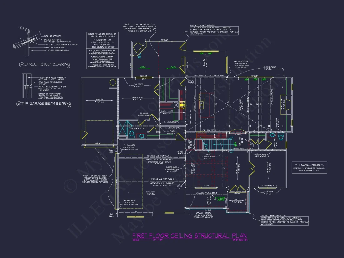 Spacious 2-Story Home Plan with CAD Designs and Blueprints