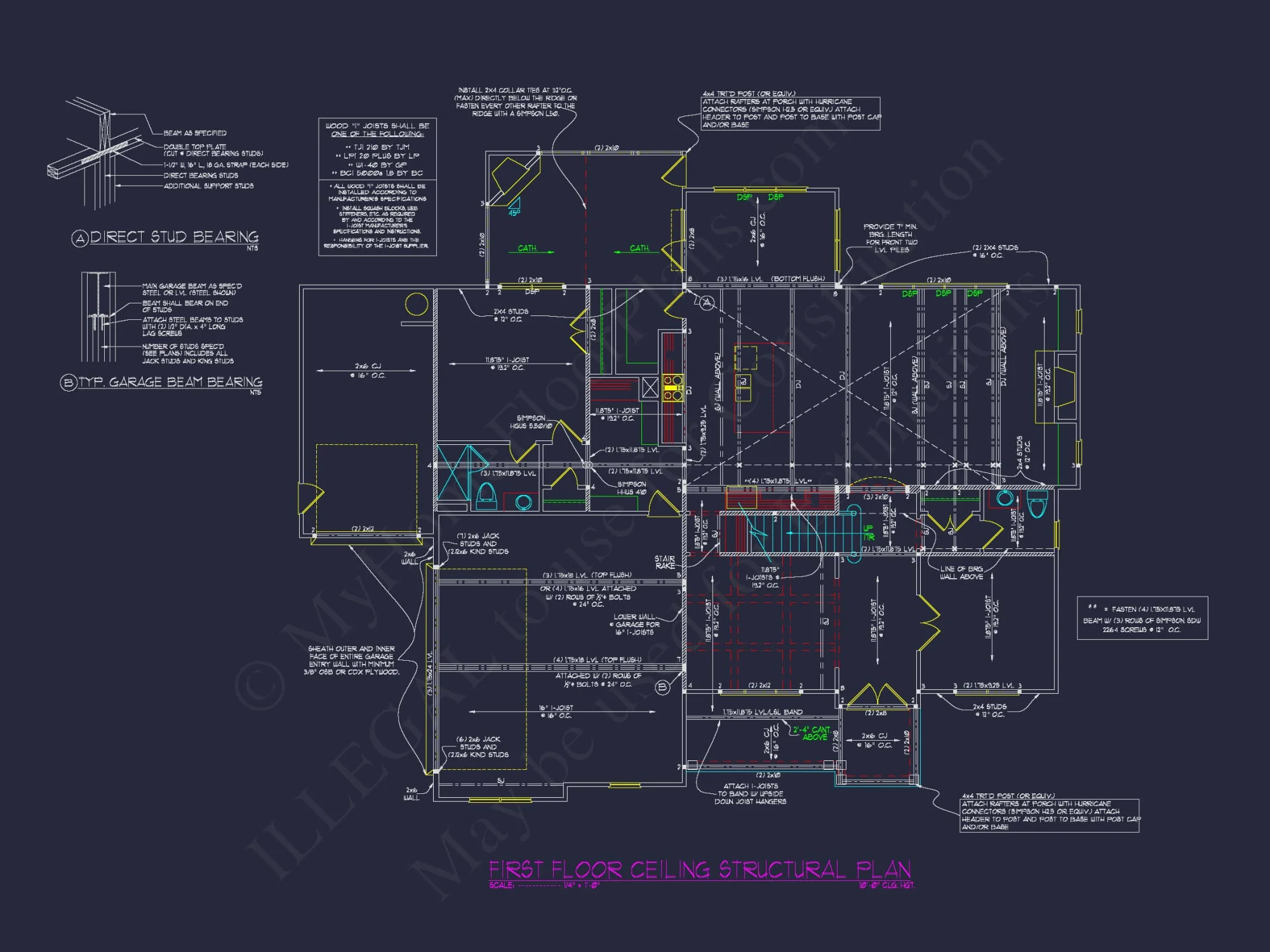 Spacious 2-Story Home Plan with CAD Designs and Blueprints