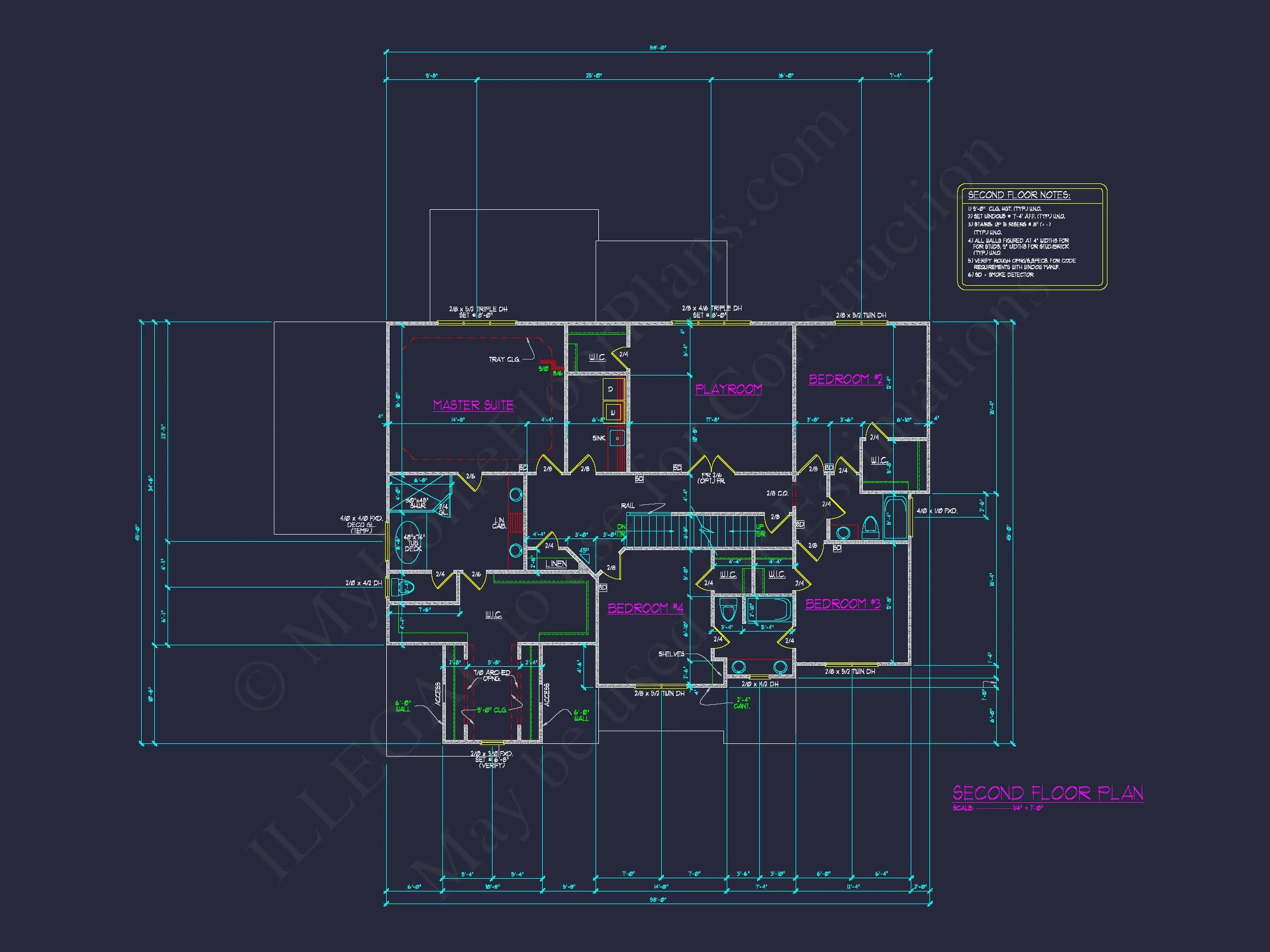 12-1085 HOUSE PLAN - 4-Bed, 3-Bath, 4051 SF Craftsman House Plan 17 Spacious 2-Story Home Plan with CAD Designs and Blueprints