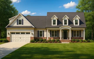 Plan  19-2319 - Carolina Ridge |  Traditional Colonial - 3-Bed, 2.5-Bath, 1,907 SF