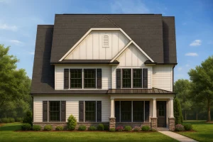 Beautiful 2-Story Traditional House Plan with Open Layout & Timeless Details