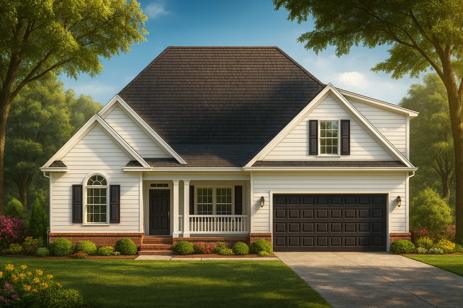 2-Story 3-Bed Traditional Craftsman House Plan with Screened Porch