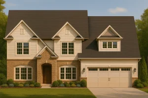 Luxury House Plans 15 Elegant 2-story home design featuring 4 bedrooms, 3 bathrooms