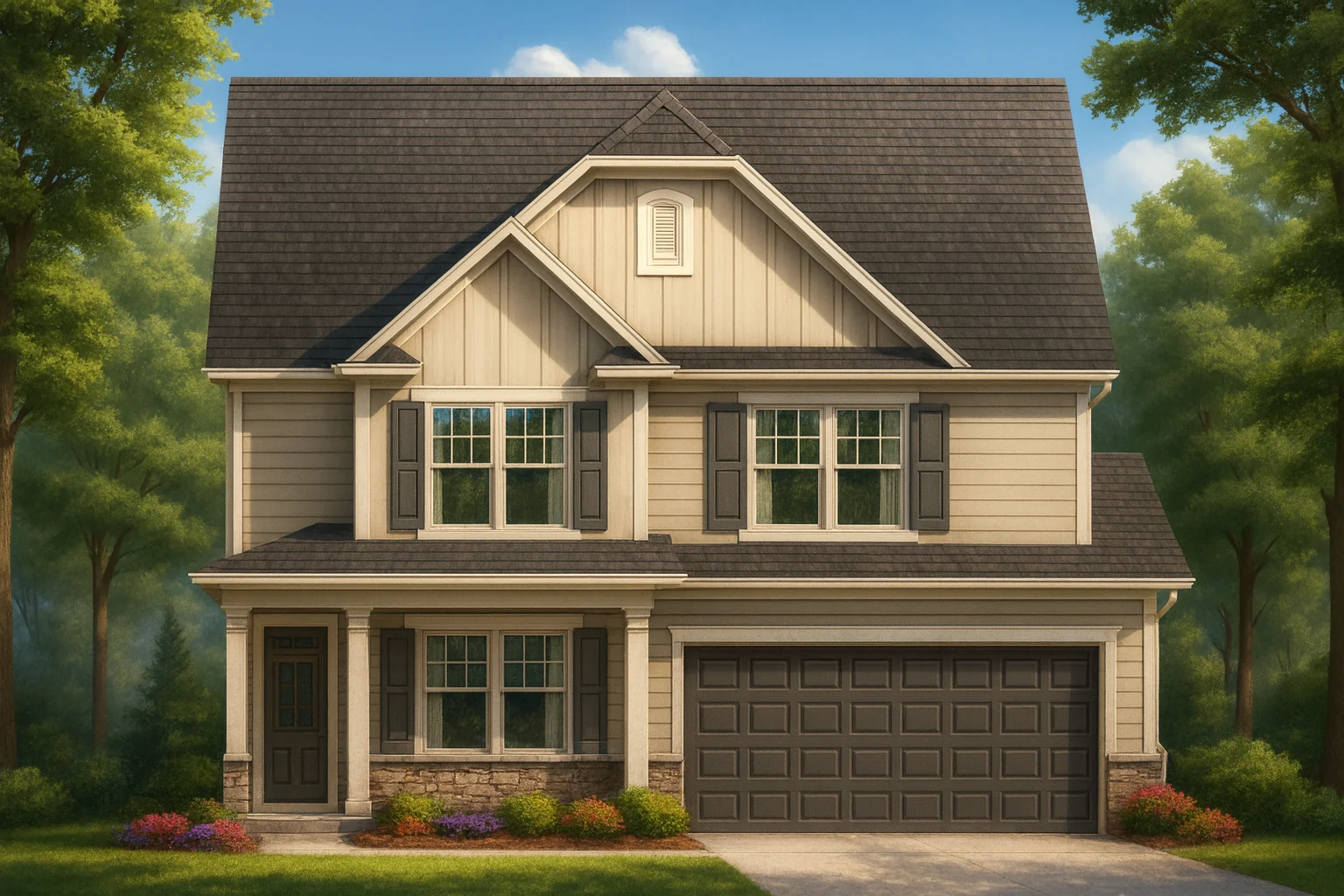 Country Farmhouse Plans 11 2-story house plan with 2,575 heated sq. ft.