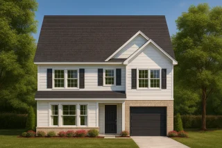 Townhome Floor Plans 7 traditional 2-story house design offers 1,921 heated sq. ft., 3 bedrooms, 3 baths