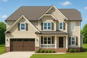 Craftsman House Plan with Detailed Blueprint and Modern Designs