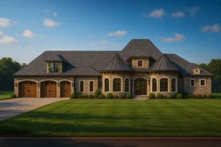 Townhome Floor Plans 10 French Country House Plan - 2 Story, 3 Bed, 3 Bath Blueprint Design