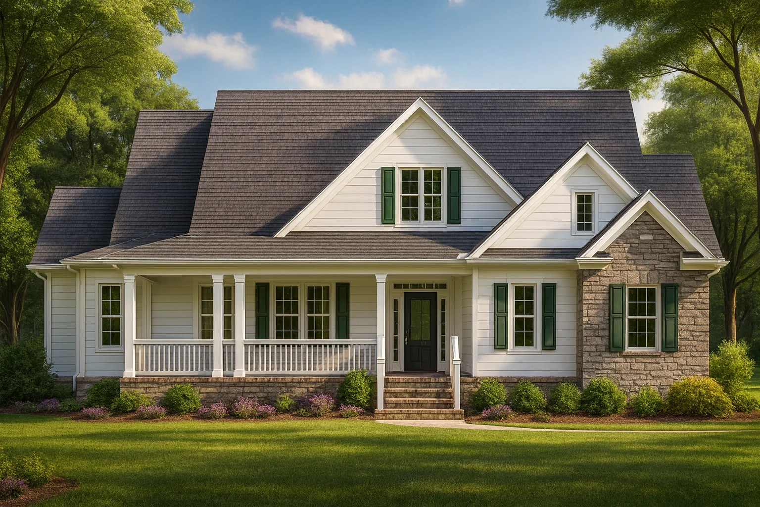 Beautiful 1.5-Story House Plan with Craftsman Charm