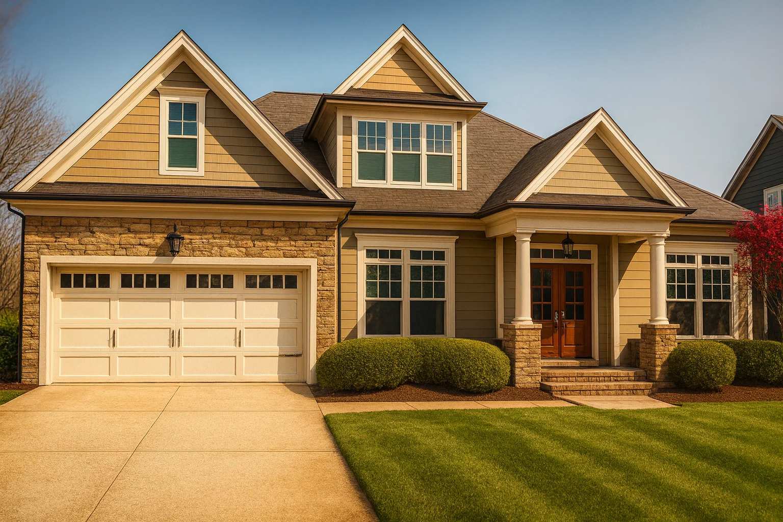 Stunning Traditional Craftsman CAD Home Floor Plan with 1.5 Stories and 3 Bedrooms
