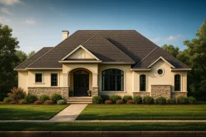 Luxury House Plans 11 Traditional French Country Home Floor Plan Blueprint