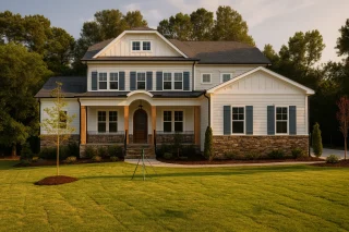 Transitional Farmhouse House Plan – 4-Bed, 3-Bath, 3,305 SF