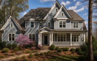 Plan  14-1457 - Pine Ridge Farm |  New American - 1-Bed, 5-Bath, 5,322 SF