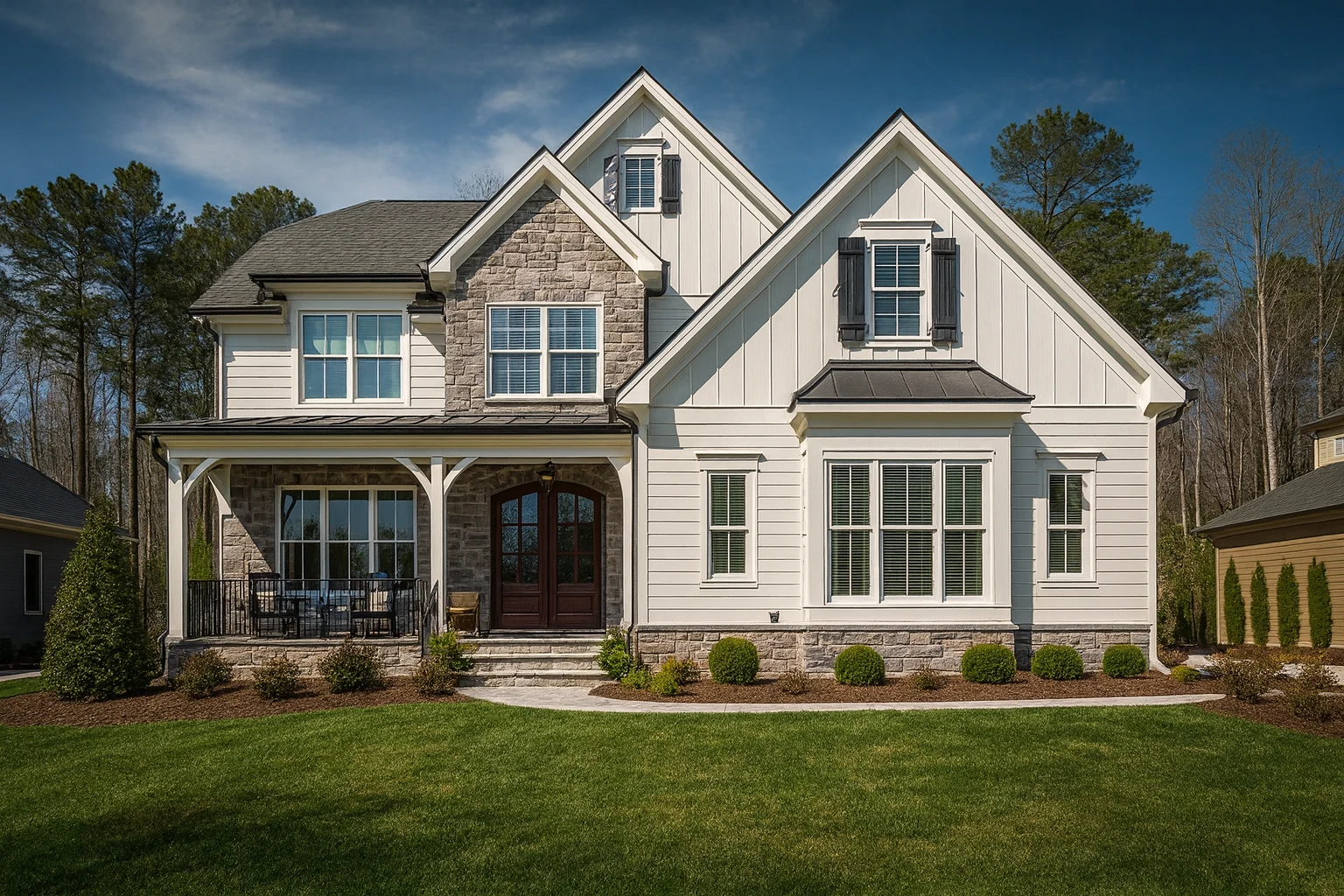 Modern Farmhouse House Plan – 5-Bed, 4-Bath, 3,200 SF