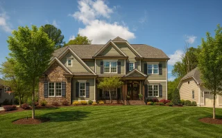 Plan  15-1201 - Birch Springs Manor  | Traditional Colonial - 5-Bed, 5-Bath, 4,194 SF