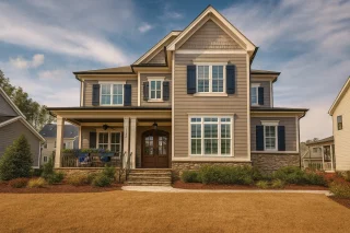 Colonial-Craftsman Home Plan – 5-Bed, 5-Bath, 3,402 SF