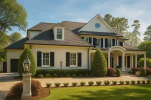5-Bed, 9-Bath, 7,950 SF Colonial Revival House Plan